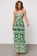 V Neck Casual Maxi Boho Dress