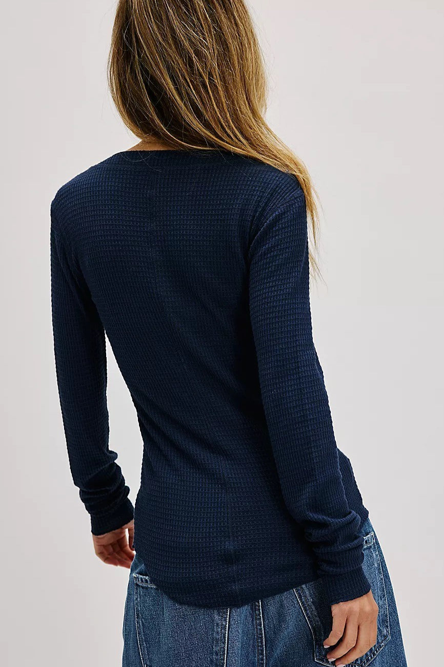 Waffle Knit Cardigan