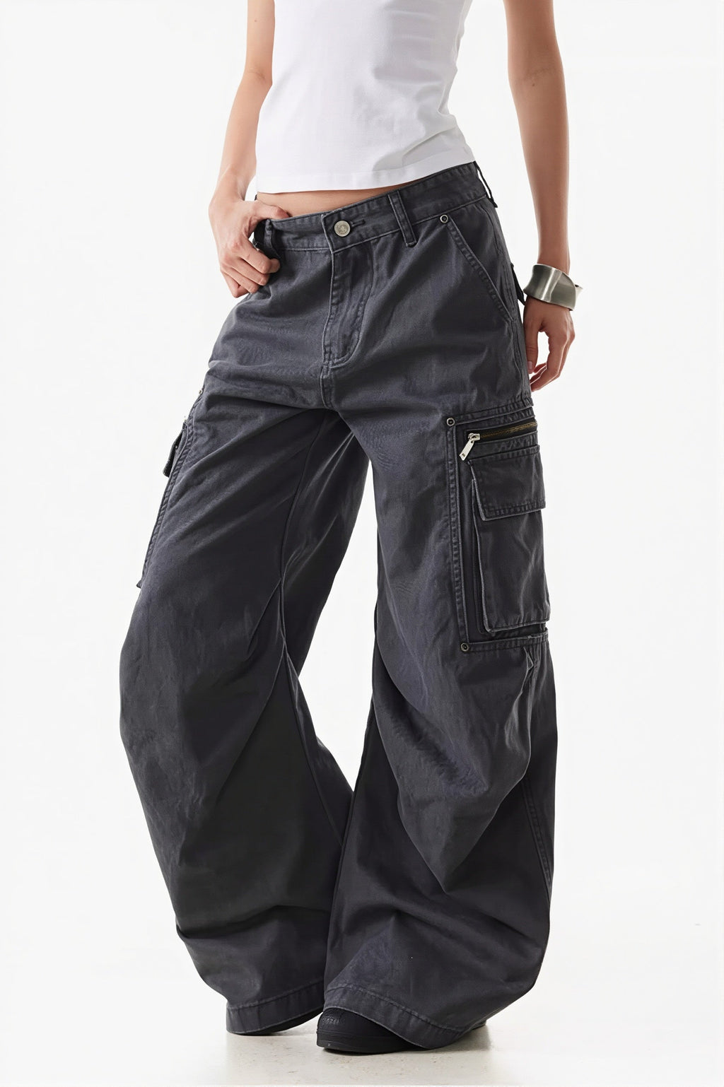 Multi Pocket Relaxed Cargo Pants