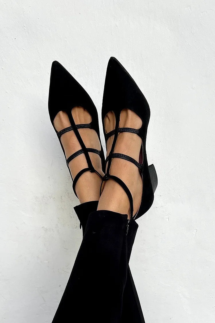Giulia | Zapatos de salón con punta y tiras