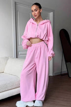 Loose-fit hoodie and sweatpants set