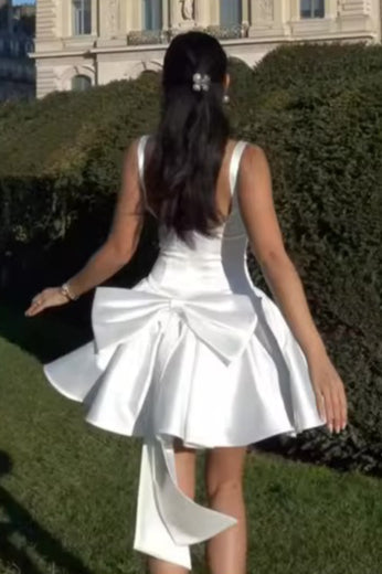 Lazo Tiras Finas Vestido de Cóctel