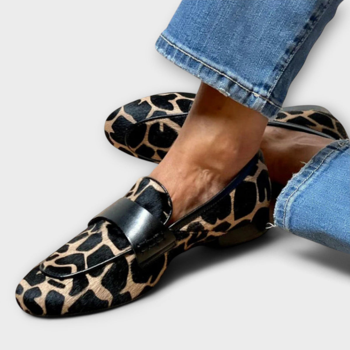 Sofía | Mocasines elegantes con estampado de leopardo
