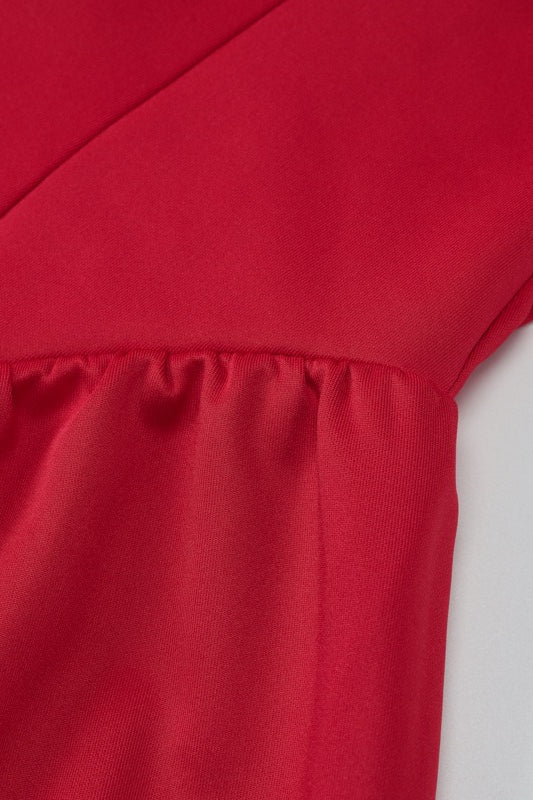 Liso Sin Mangas Espalda Descubierta Ajustado Vestido de Cóctel