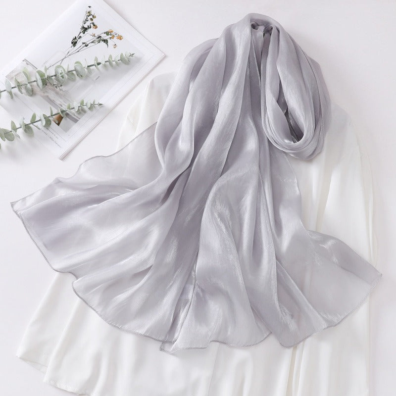 Organza Sheer Glossy Elegant Head Scarf