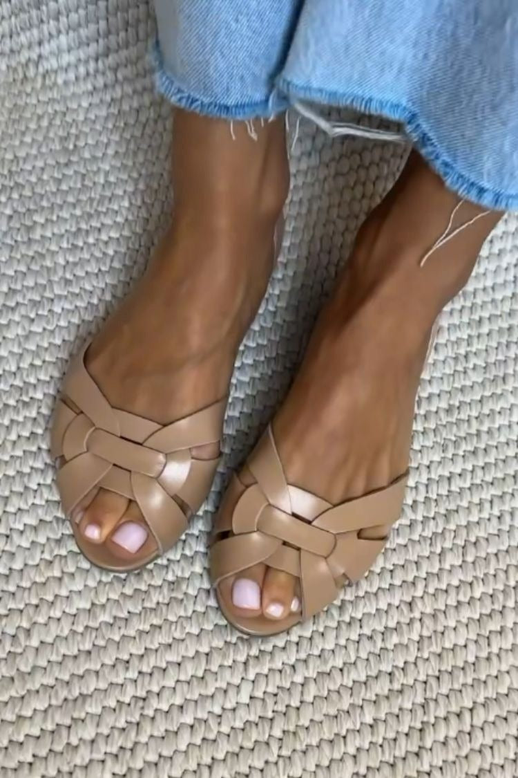 Serafina | Sandalias trenzadas Natura