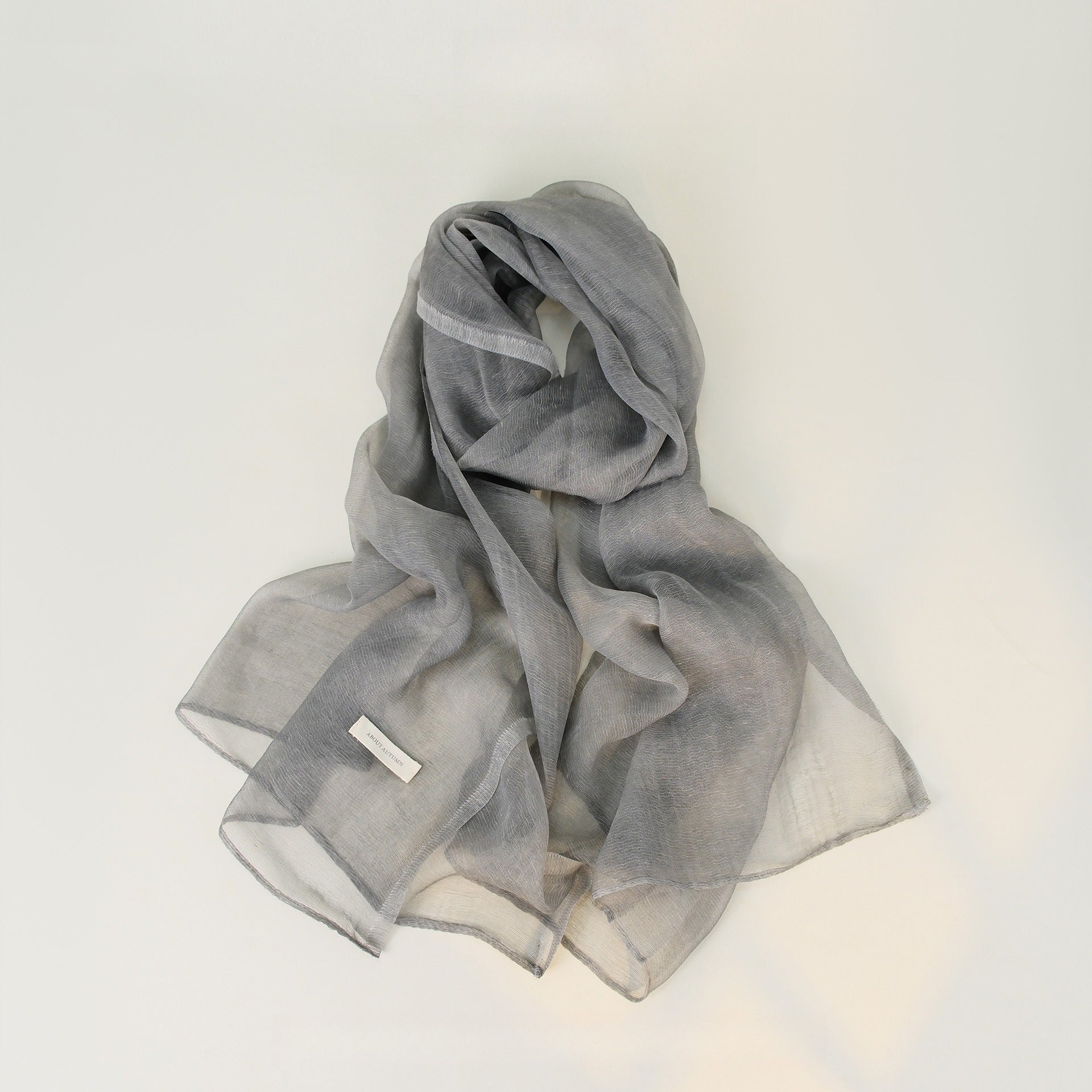 Solid Color Lightweight Linen Feel Long Elegant Scarf