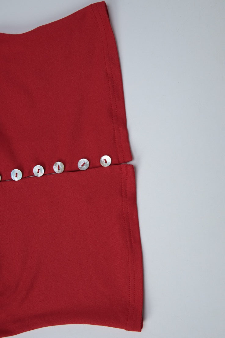 Button Front Lapel Short Sleeve Blouse