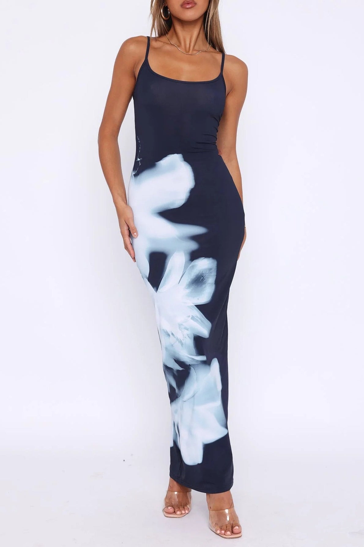 Printed Cami Maxi Vacation Dress