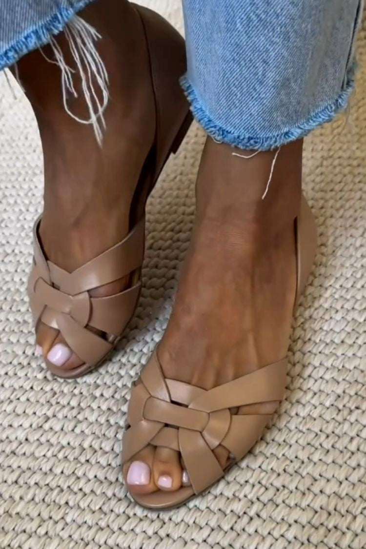 Serafina | Sandalias trenzadas Natura