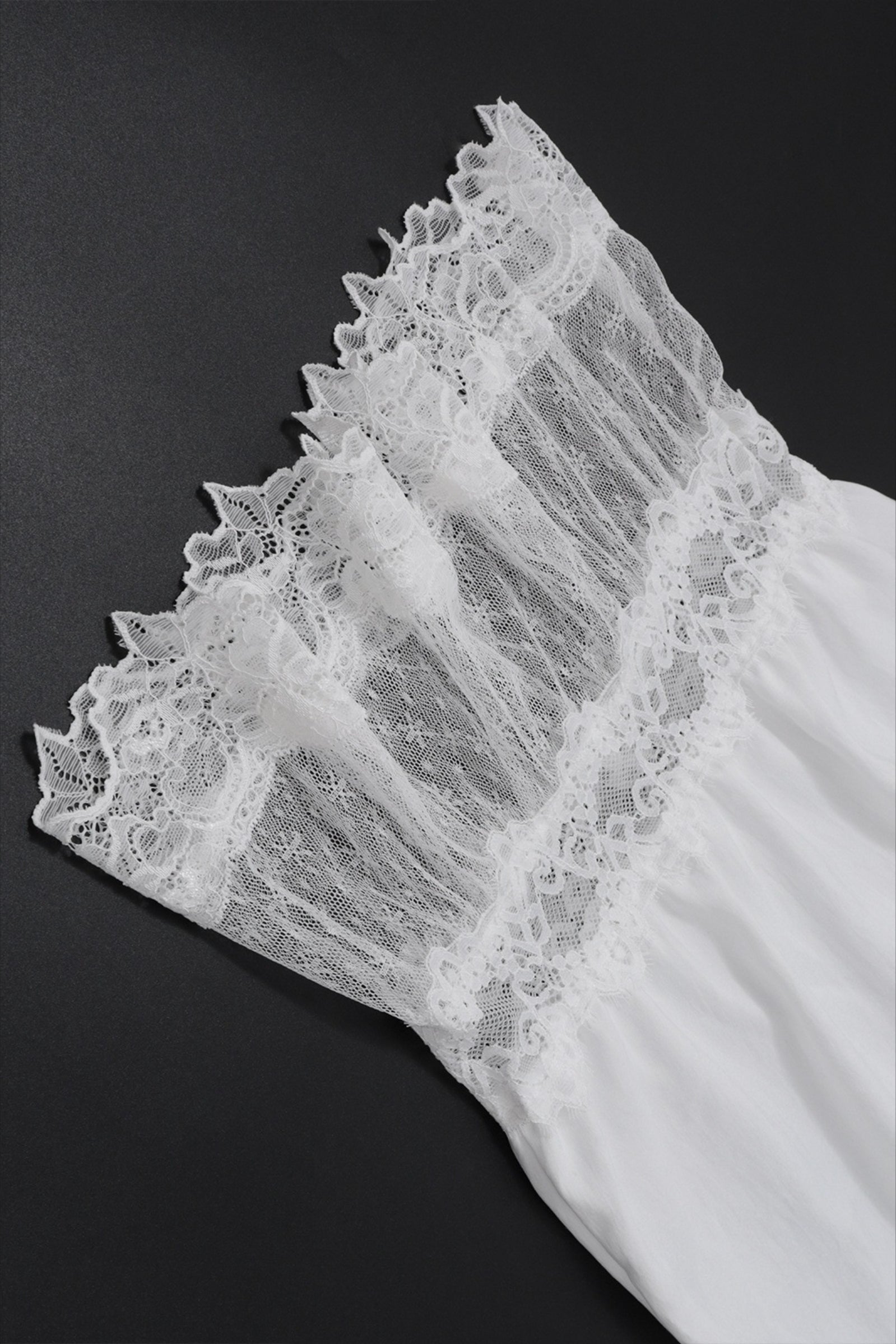 Lace Trim Relaxed Fit Boho Pants