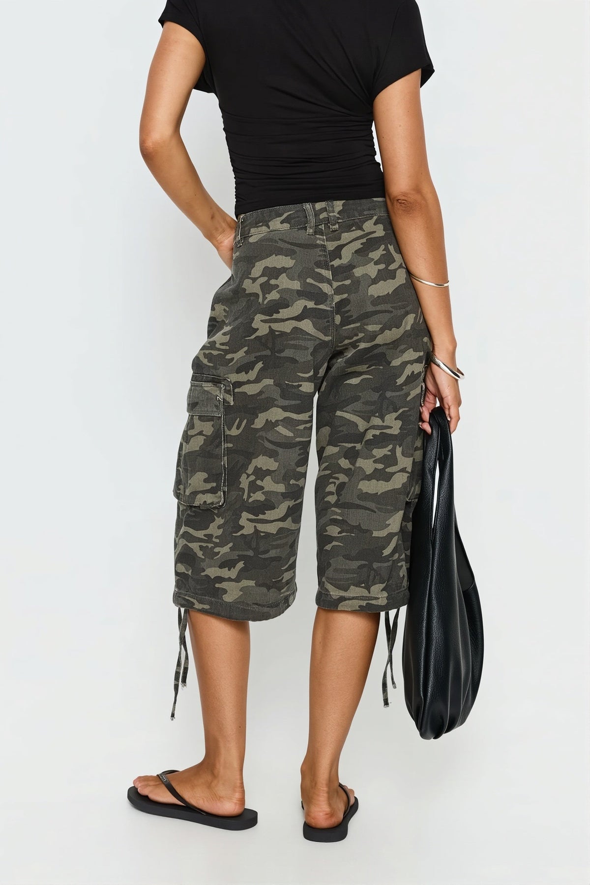 Camo Cargo Bermuda Pants