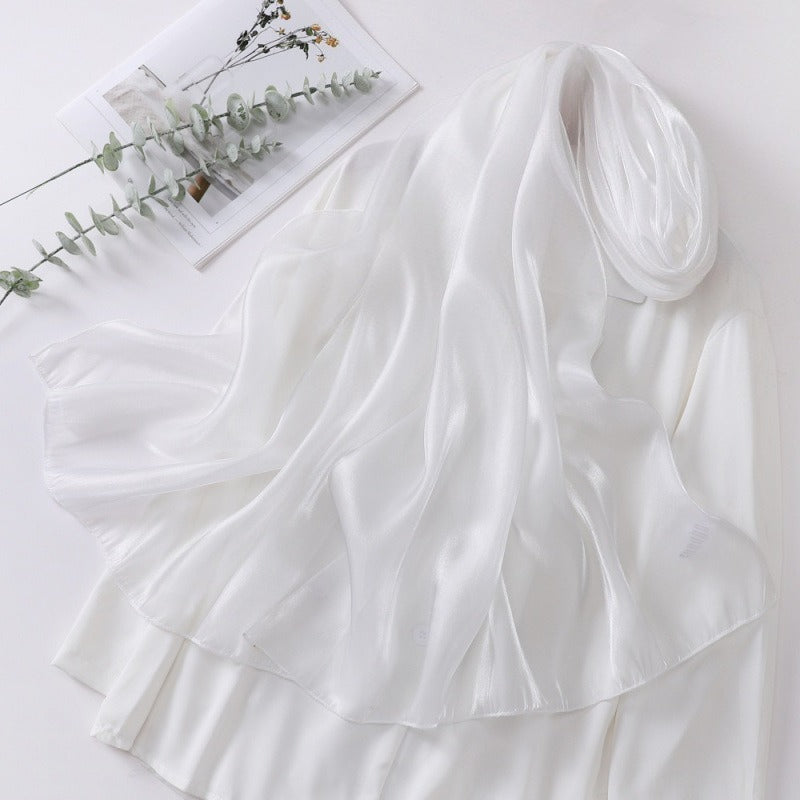 Organza Sheer Glossy Elegant Head Scarf