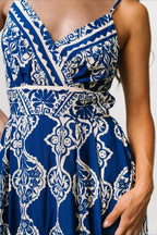 V Neck Casual Maxi Boho Dress