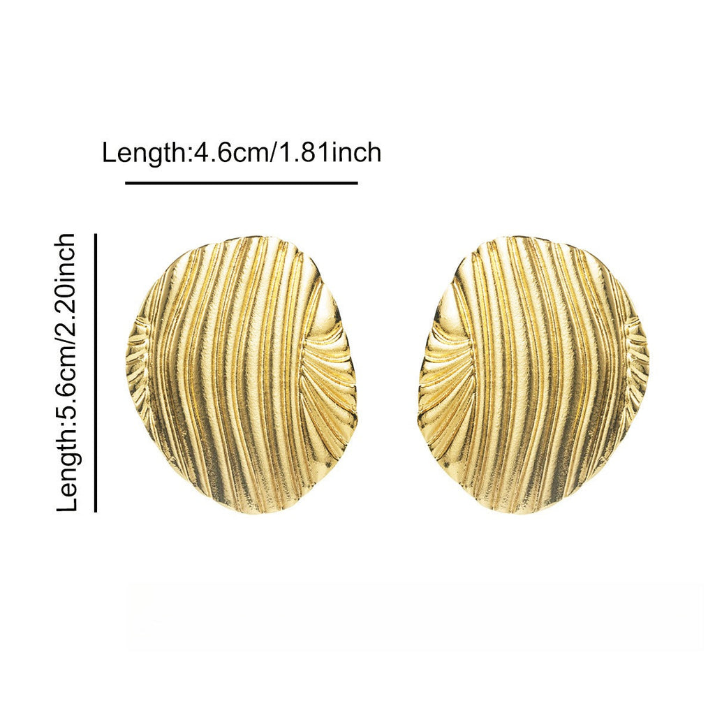 Minimalista Lineal Geométrico Aretes