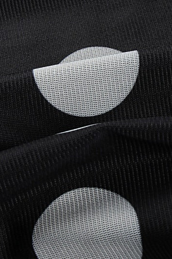 Lunares Sin Tirantes Ajustado Vestido Maxi