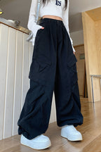 Oversized Patch Pocket Cargo Pants