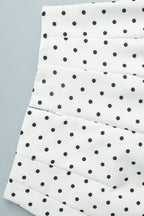 Sexy Polka Dot Halter Wide Leg Pants Set
