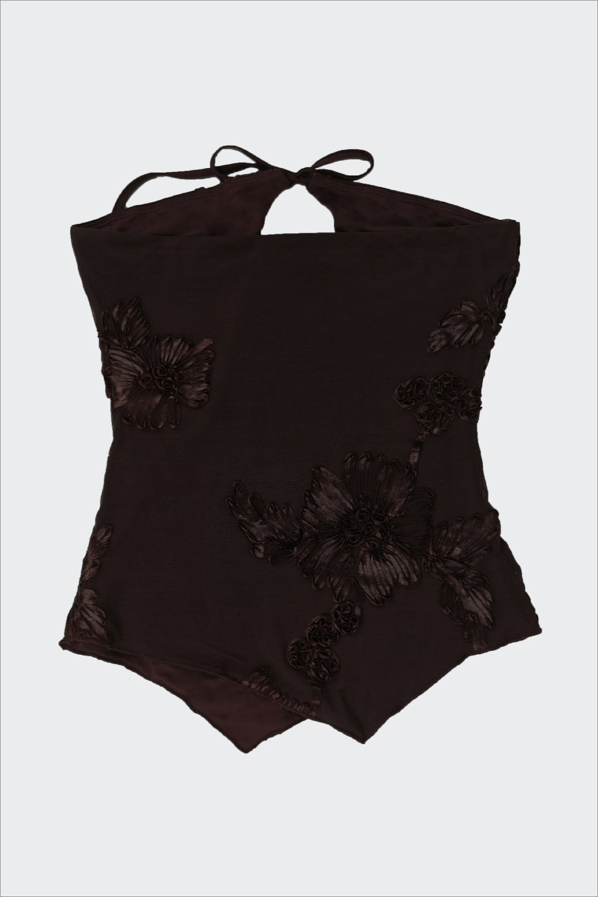 Floral Elegant Slim Fit Strapless Tube Top