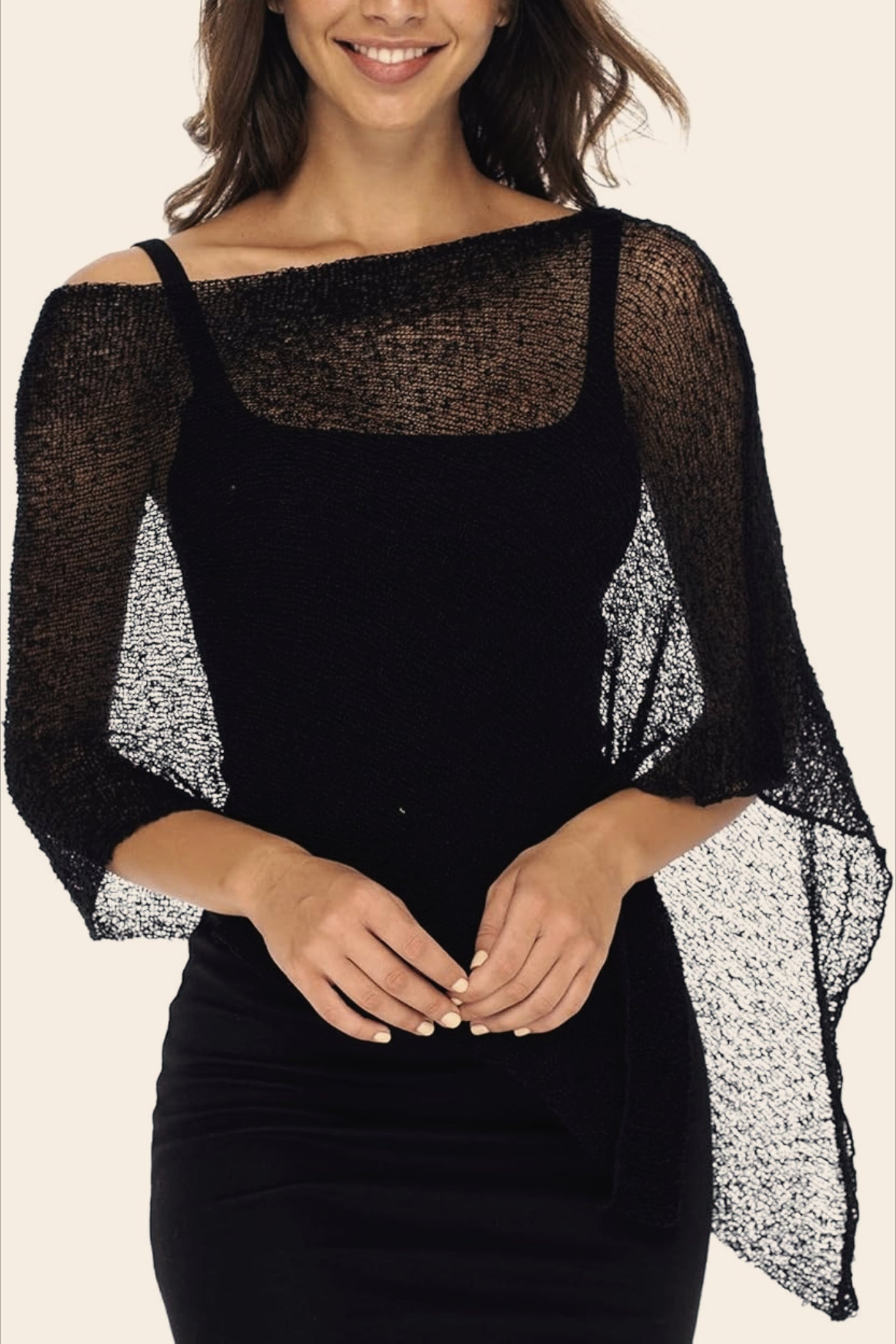 Crochet Hollow Knit Multi Way Cover Up Crop Top