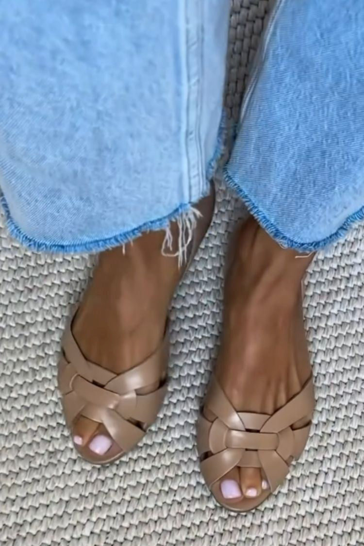 Serafina | Sandalias trenzadas Natura