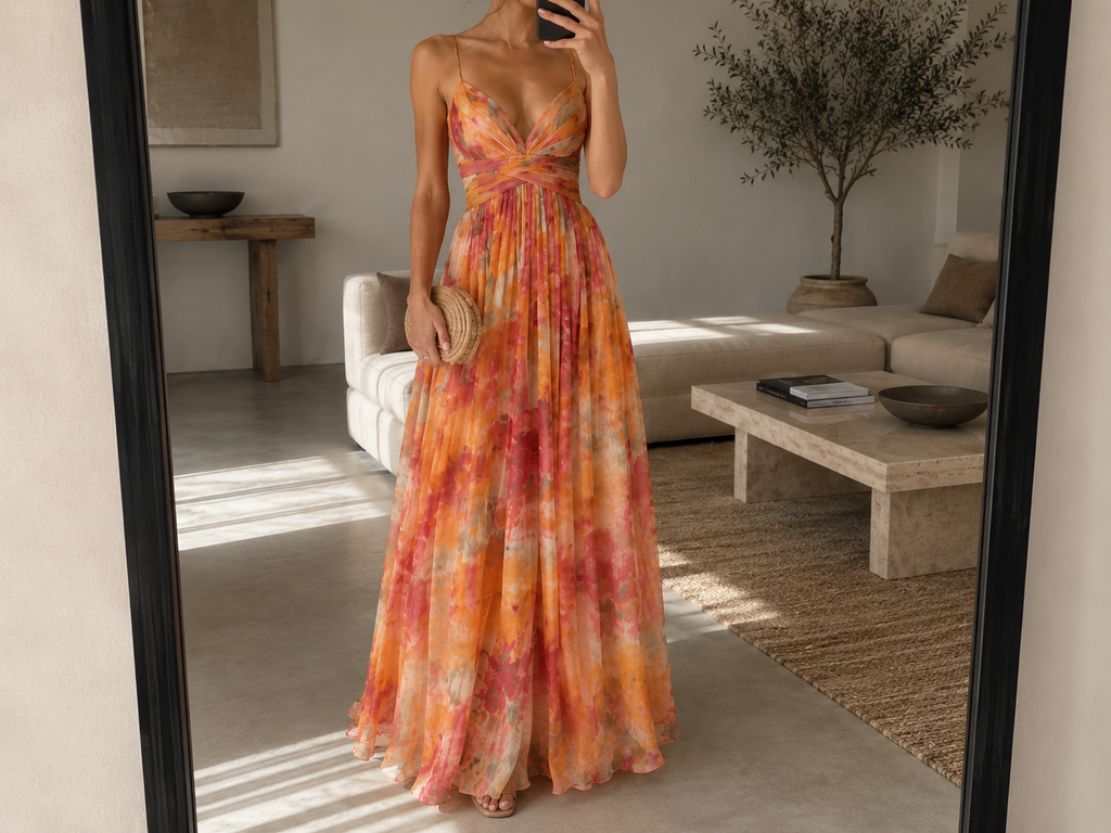 Isabella | Vestido Largo Floral