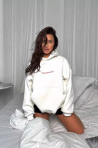 Letter Print Oversized Hoodie