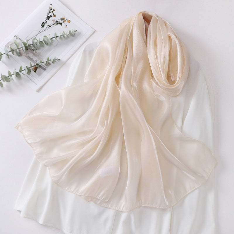Organza Sheer Glossy Elegant Head Scarf