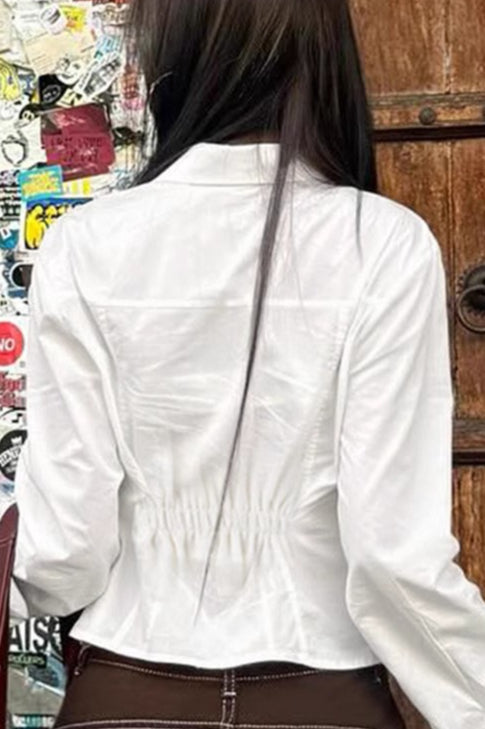 Lightweight Corto (Cropped) Blusa