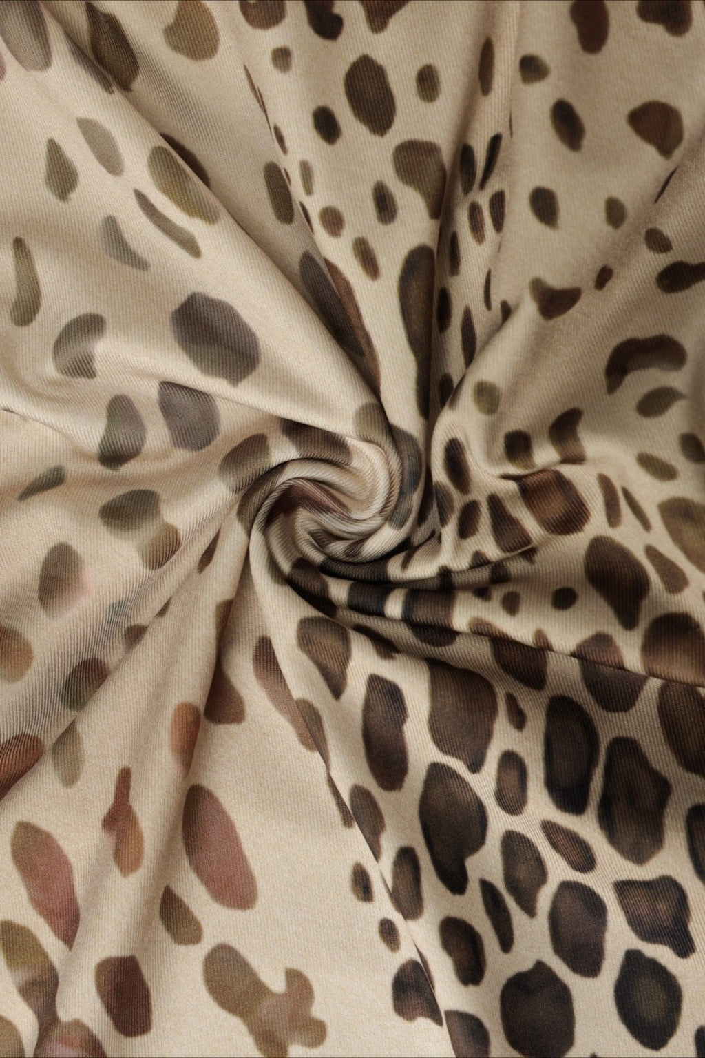 Vestido Midi Halter Ajustado, Estampado de Leopardo, Espalda Descubierta, Asimétrico
