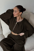 Loose-fit hoodie and sweatpants set