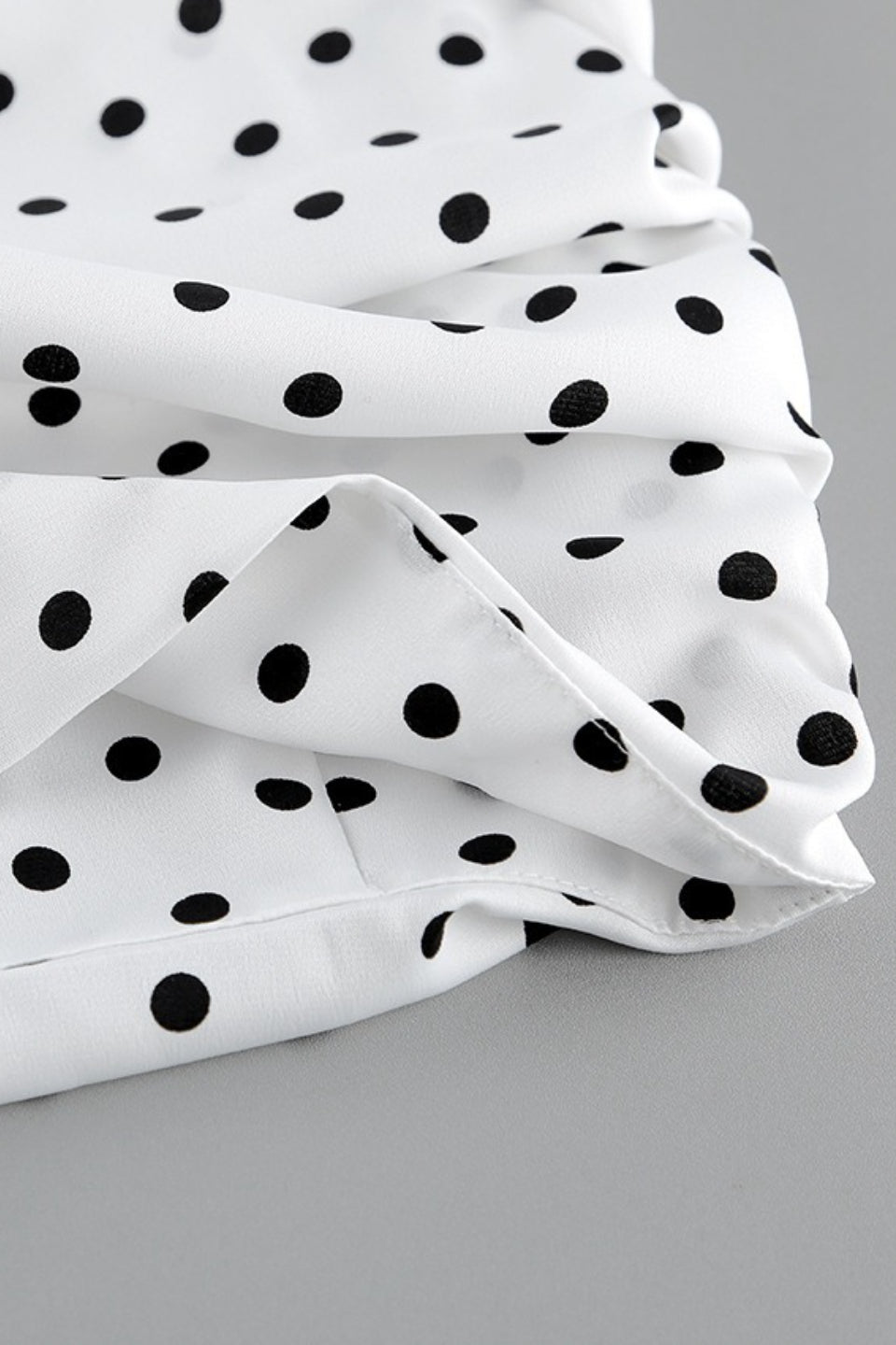 High Waist Polka Dot Bodycon Maxi Skirt