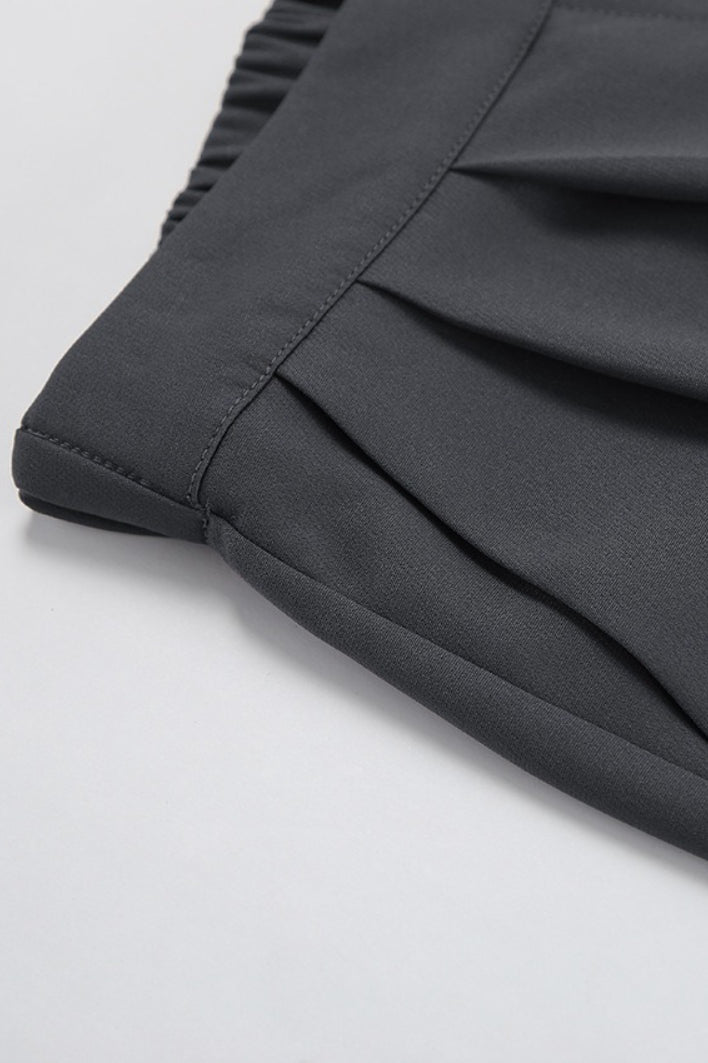 Tailored Gray Two Piece Vest Pants Set