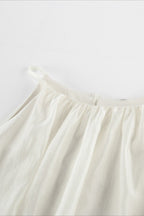 Elegante conjunto de falda ajustada de Tencel con cuello halter