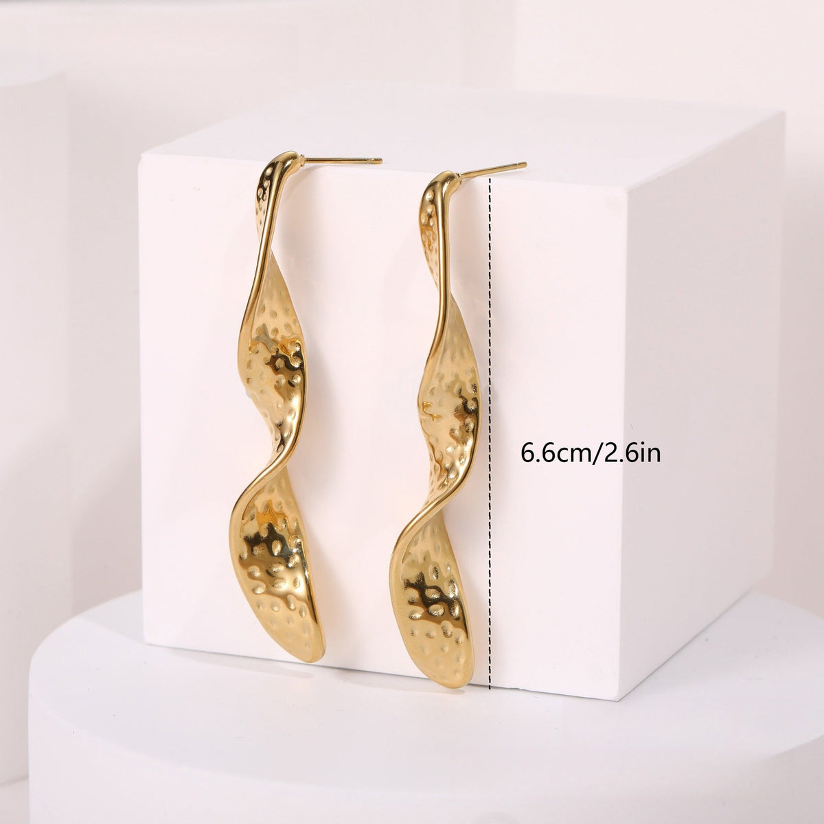 Modern Con Torzal Diseño Stainless Aretes