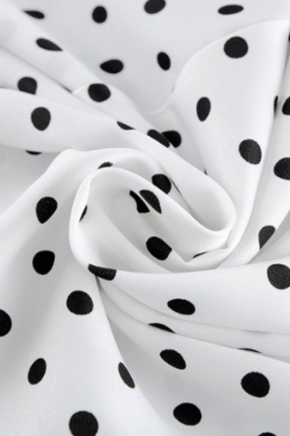 High Waist Polka Dot Bodycon Maxi Skirt