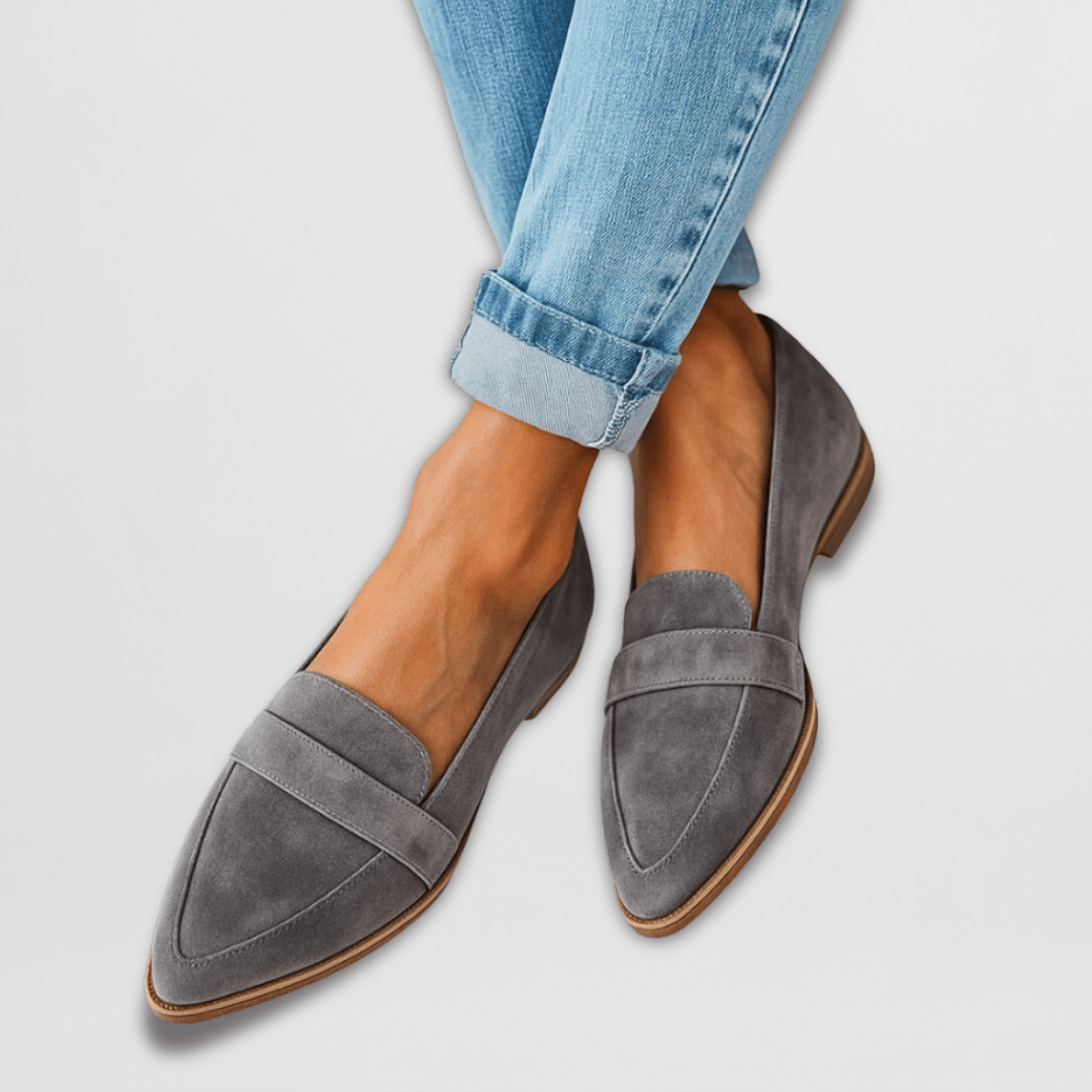 Elena | Mocasines de ante suave