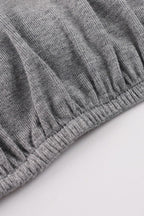 Conjunto de Camisola y Top Cruzado con Manga Abullonada
