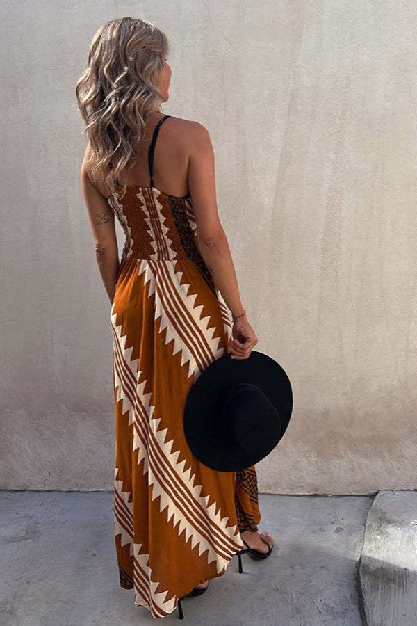 Loose Fit Floral Boho Dress