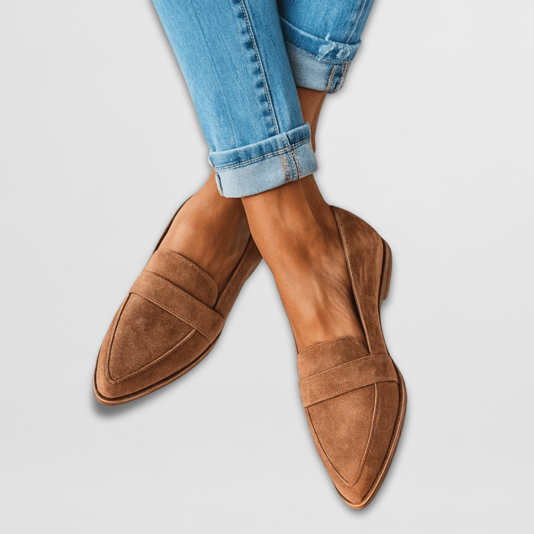 Elena | Mocasines de ante suave