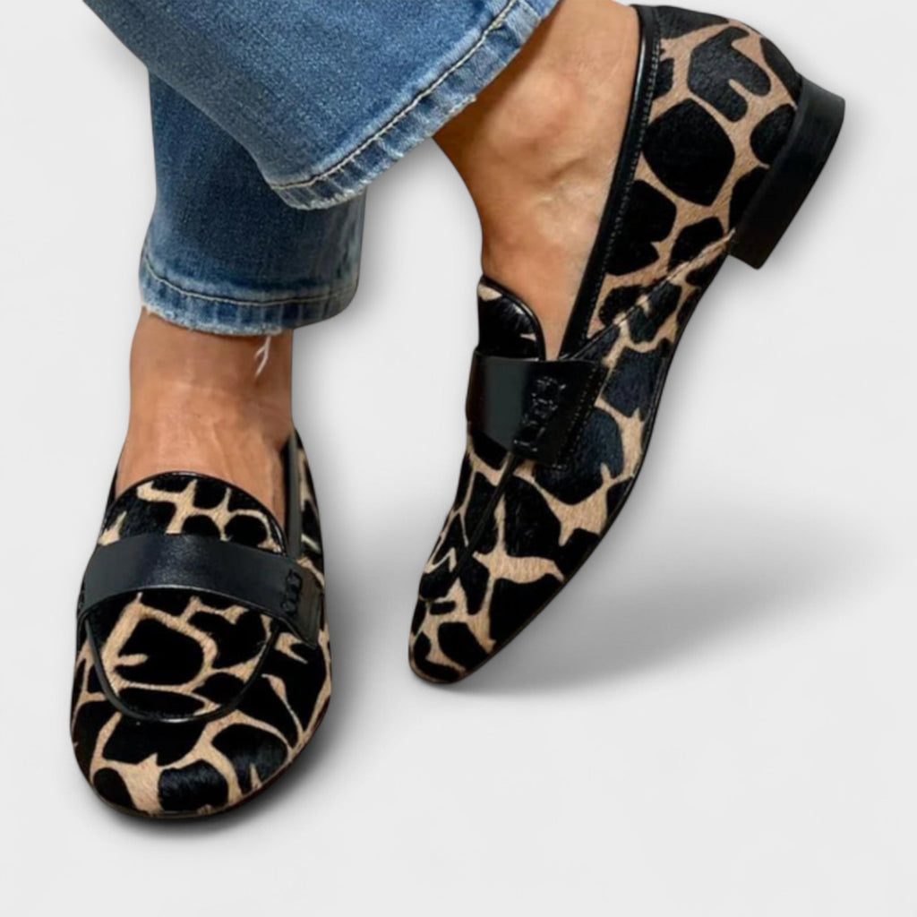 Sofía | Mocasines elegantes con estampado de leopardo
