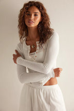 Waffle Knit Cardigan