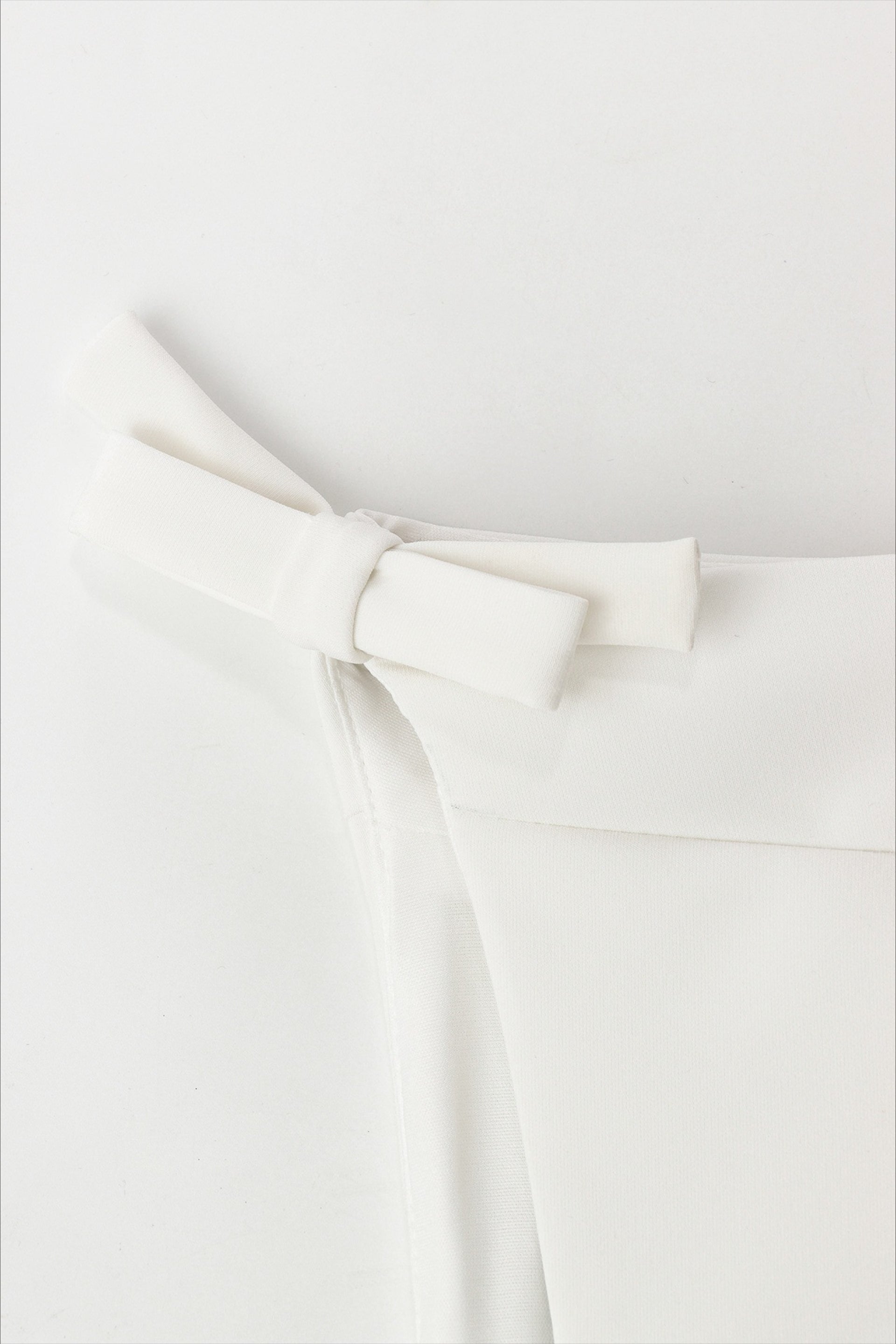 Sweet Style Bow Detailed Hem Casual Tank Top
