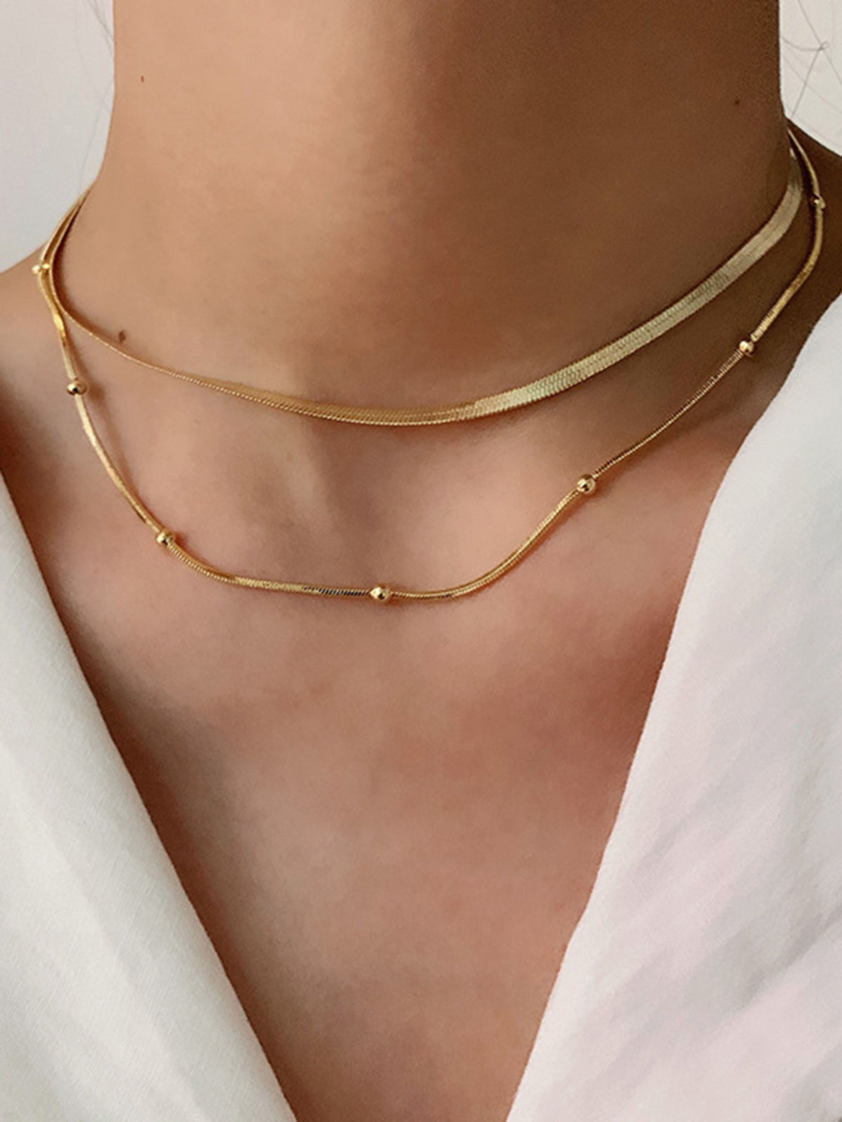 Tranquility Double Elegante Layers Collar