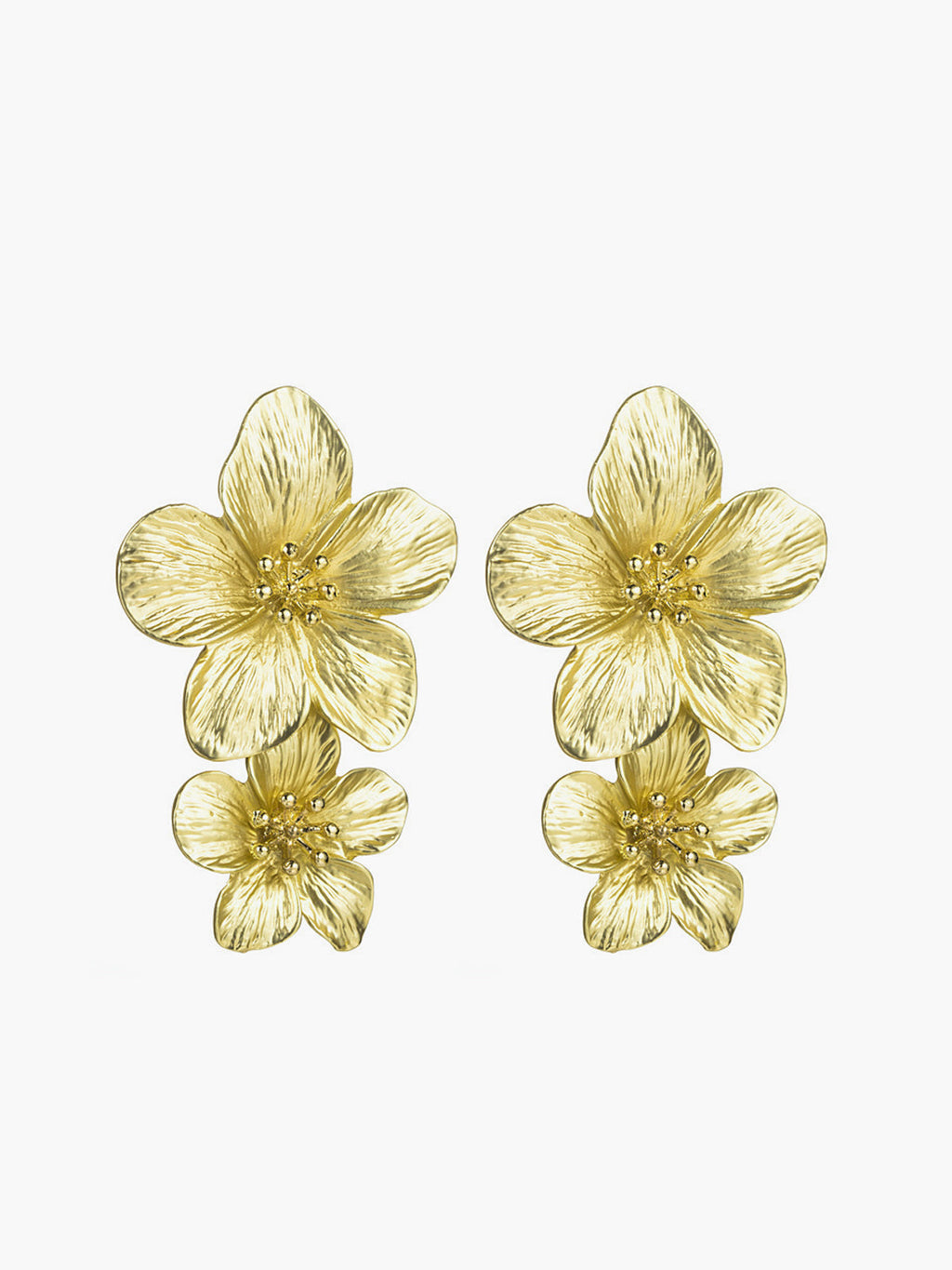 A la Moda Encantador Flor-Shaped Aretes