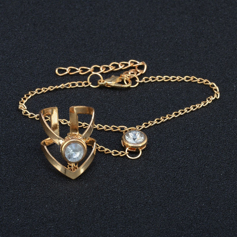 Retro Calado Arrow Anillo Pulsera-Anillo