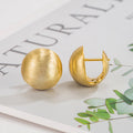 Minimalista Con Textura de Gala Aretes tipo Cuff