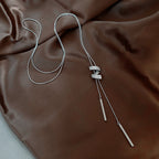 Ajustable Espiral Drop En Capas Collar