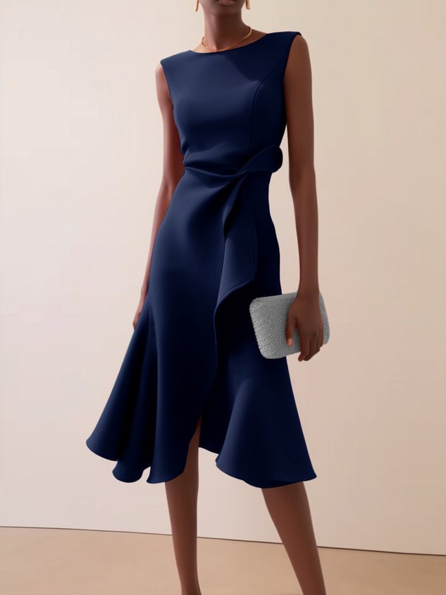 Vestido Midi Elegante de Gala