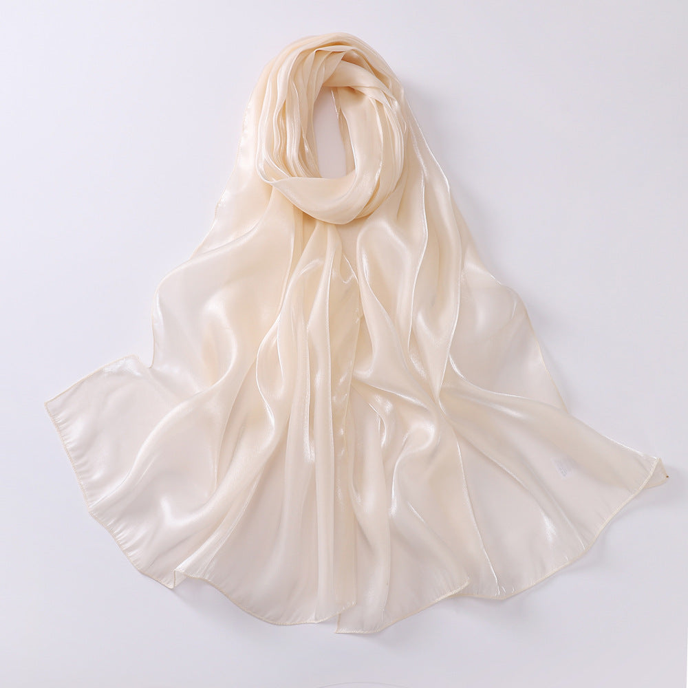 Organza Sheer Glossy Elegant Head Scarf